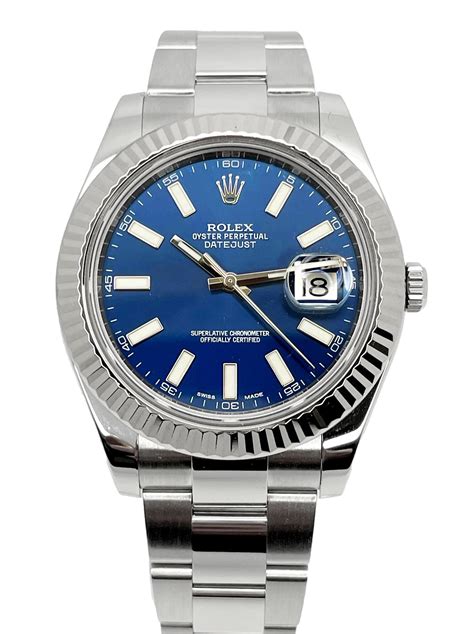 rolex datejust 2 blau preis|rolex datejust 2 stainless steel.